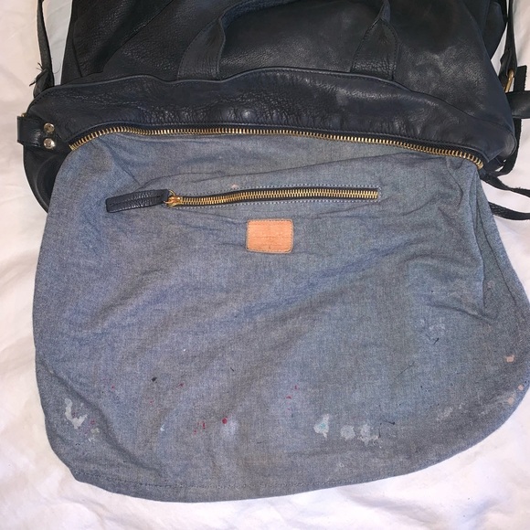 Clare Vivier Messenger Bag in Black Nubuck - Picture 4 of 7